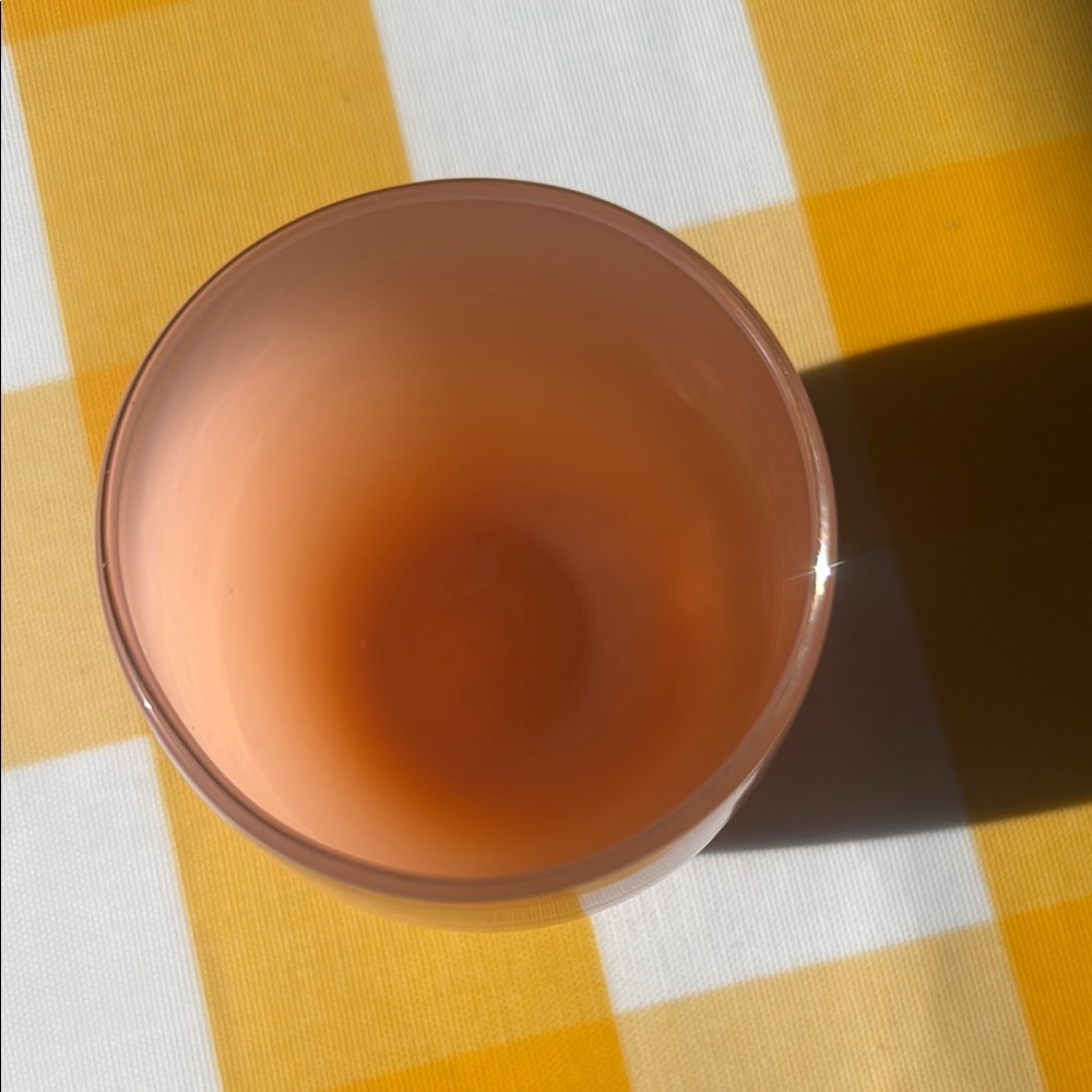 Dusty pink Glassy Baby  Candle Holder Accents